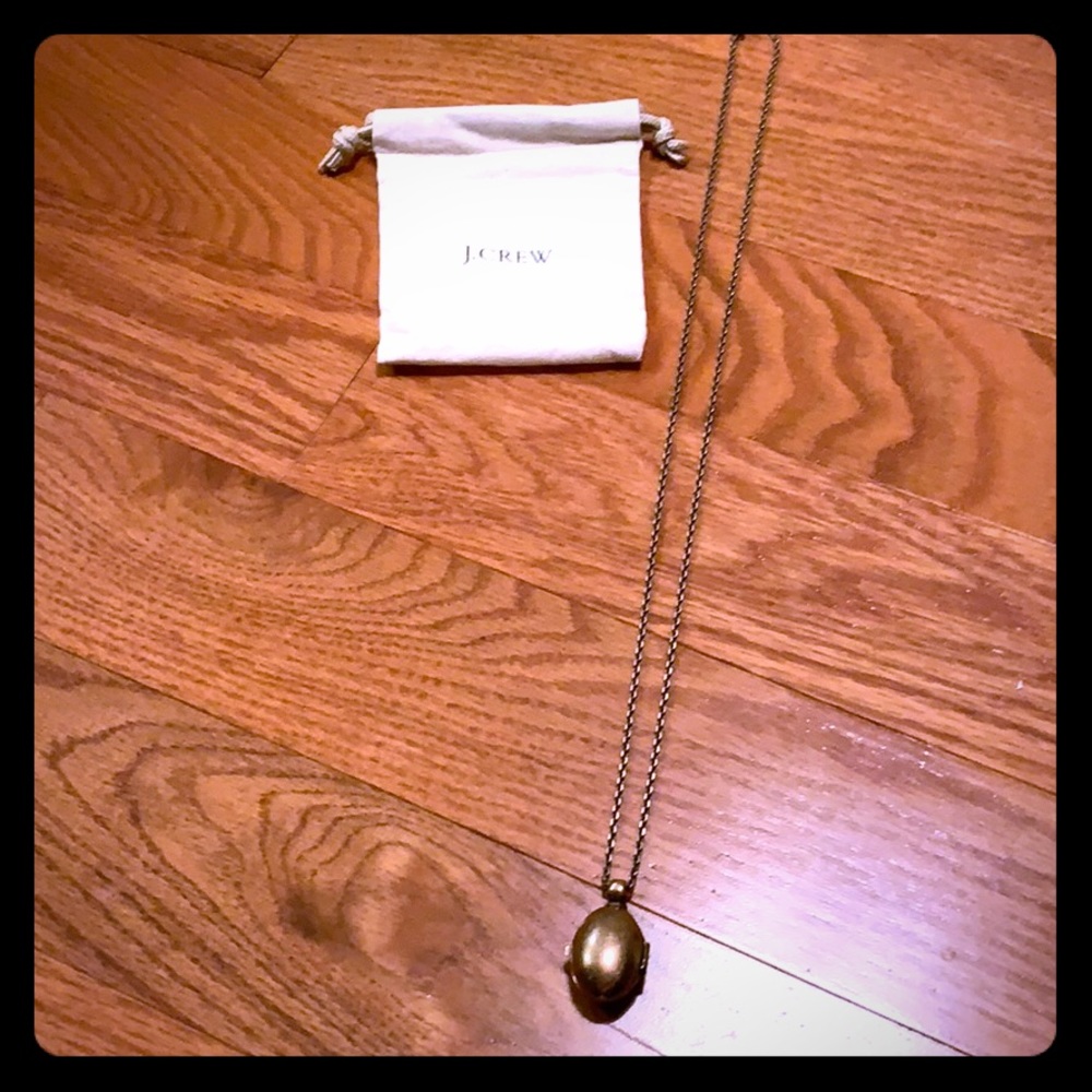 J. Crew long necklace with pendant